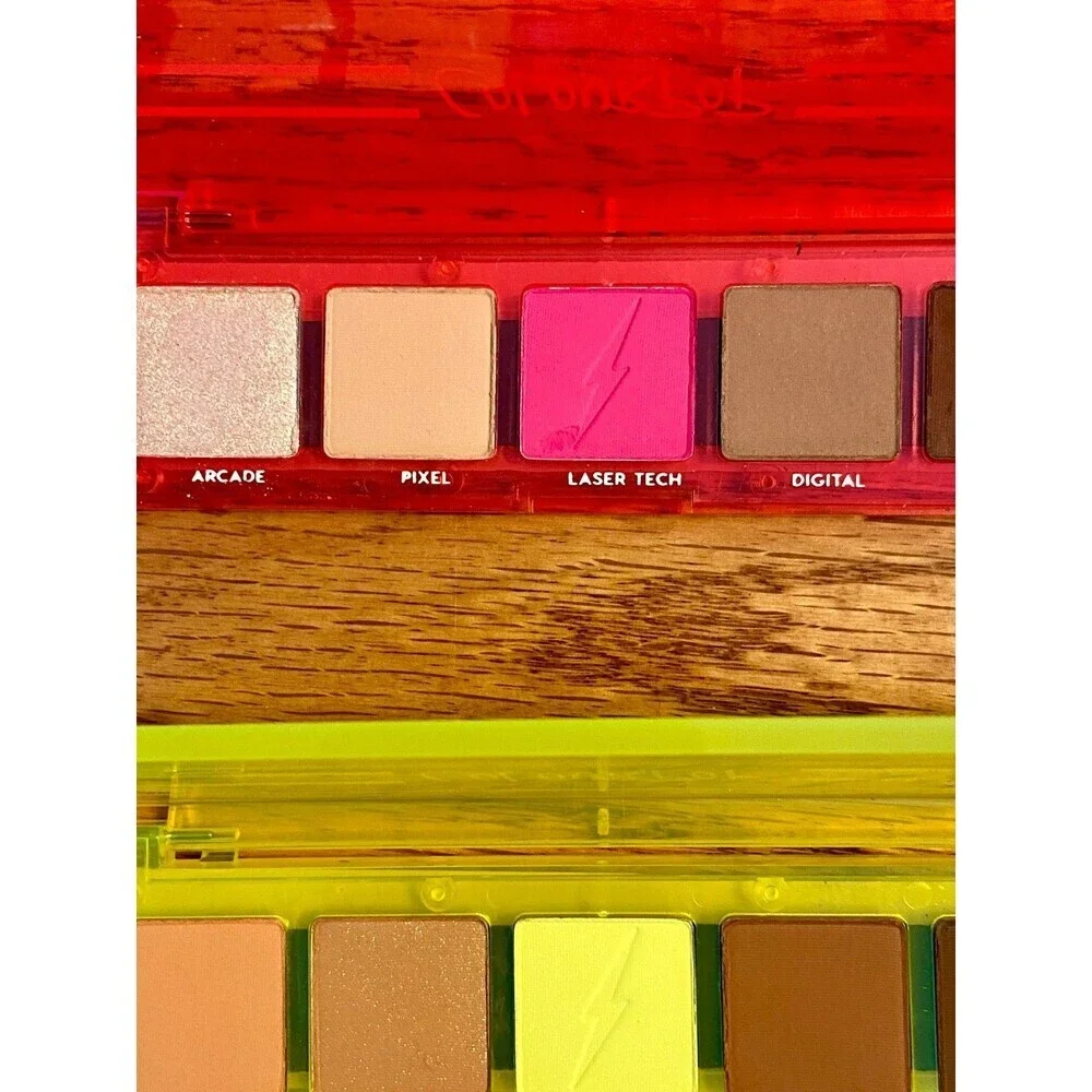 COLOURPOP Eyeshadow Palettes Masc (3) Neon Gaze & Colour Vision Set- NIB Shimmer